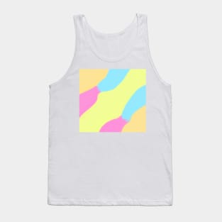 Colorful watercolor abstract texture Tank Top